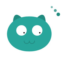 HTML5猫头像加载中动画特效