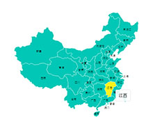 SVG中国地图各省份jQuery特效
