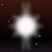 HTML5夜空中星星光晕动画特效