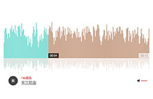 jQuery音频可视化音乐播放代码