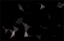 HTML5粒子组合三角形特效