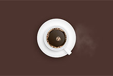 热气腾腾的咖啡CSS3特效