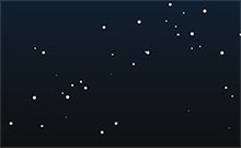 CSS3雪花粒子下雪动画特效