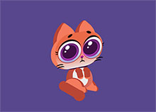CSS3绘制哭泣的猫咪动画特效