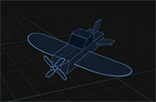 纯CSS3 3D直升飞机动画特效