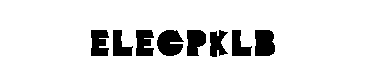 ELECPKLB字体