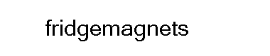 Fridgemagnets字体