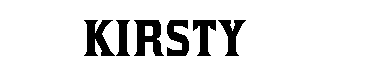Kirsty字体
