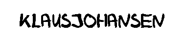 Klausjohansen字体