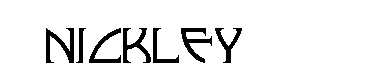 Nickley-NormalA字体