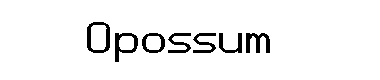 Opossum字体