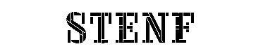 Stenf字体