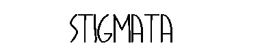 Stigmata字体