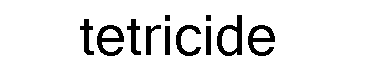 Tetricide字体