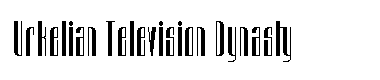 Urkelian Television Dynasty字体