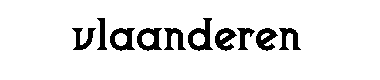 Vlaanderen字体