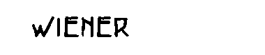 Wiener字体