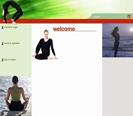 瑜伽网站模板