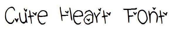 Cute Heart Font字体