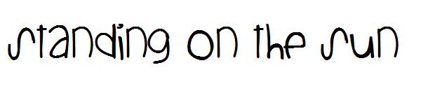 Standing On The Sun字体