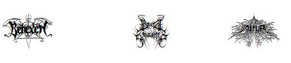 Black Metal G字体