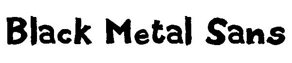 Black Metal Sans字体