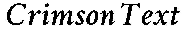 Crimson Text字体
