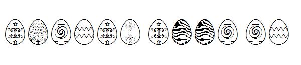 Easter Eggs ST字体