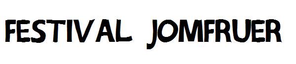 Festival Jomfruer字体