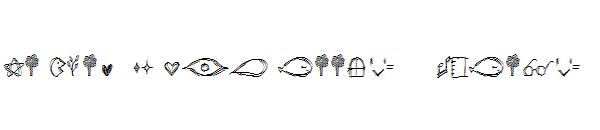 Go around the books - Symbols字体