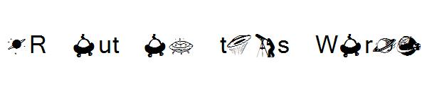 KR Out of this World字体