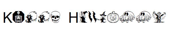 Kiddy Halloween字体