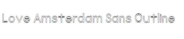 Love Amsterdam Sans Outline字体