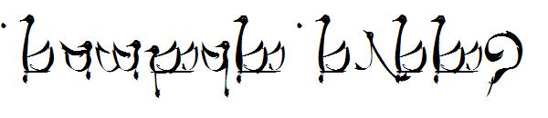 Tengwar Teleri字体