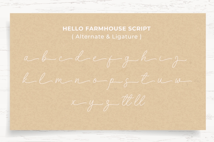 Hello Farmhouse Script 2