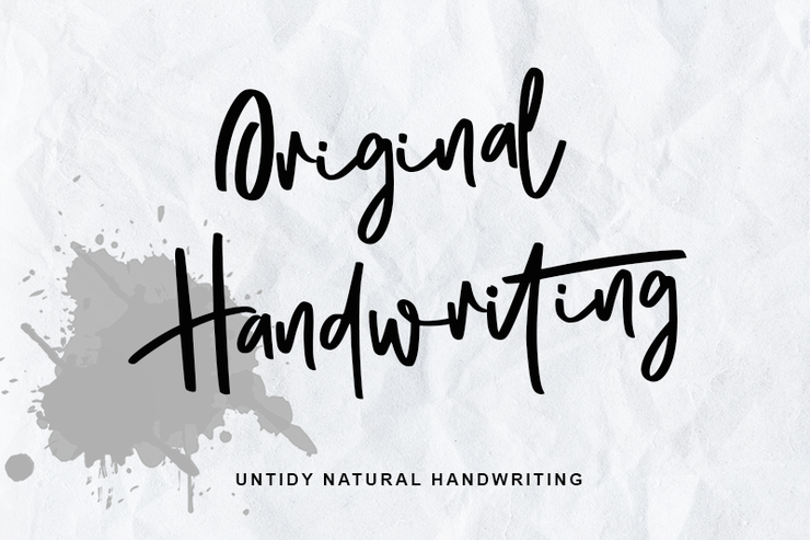 Original Handwriting - Personal 1