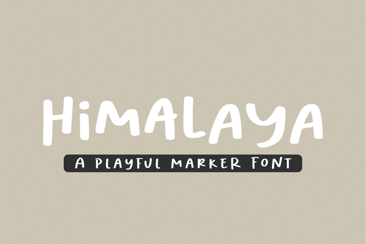 Himalaya - Handwritten Cute Girly 1