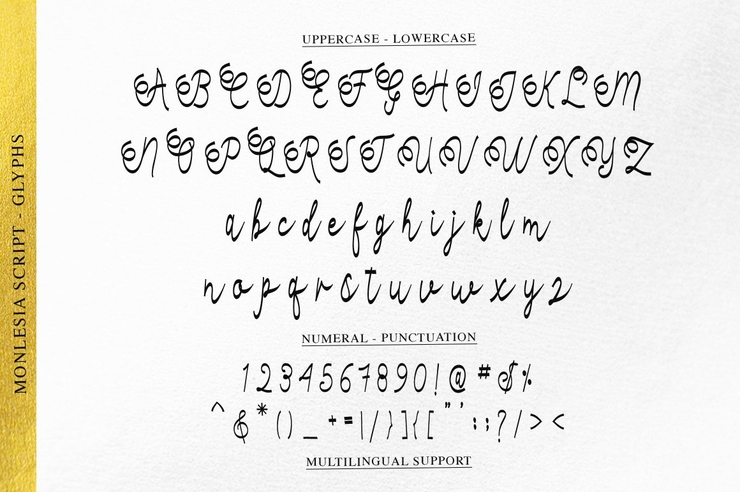 Monlesia Handwritten 8