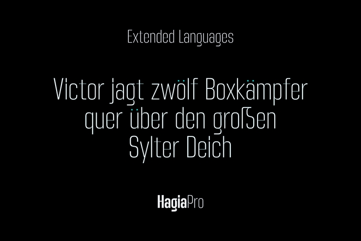 Hagia Pro Extra Bold 6