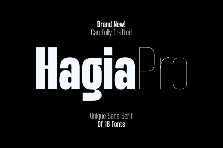 Hagia Pro Extra Bold 1
