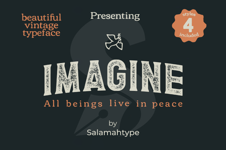 Imagine Serif Stamp Rough 1