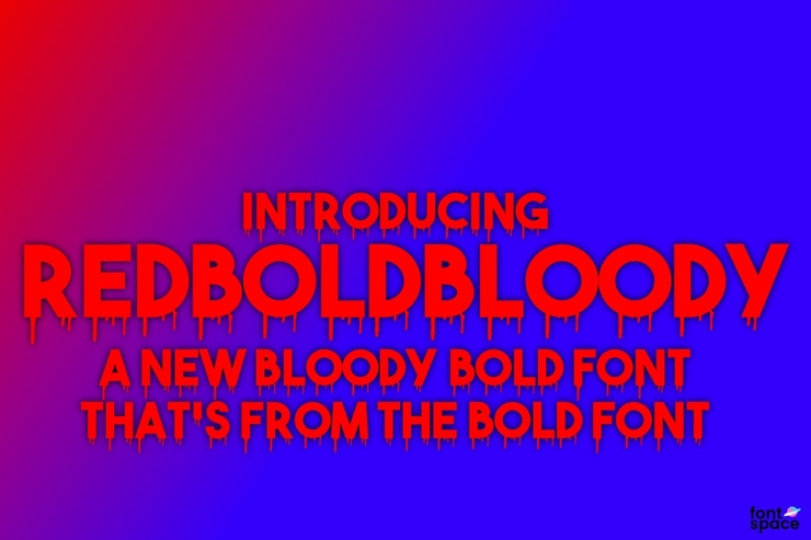 Red Bold Bloody 1
