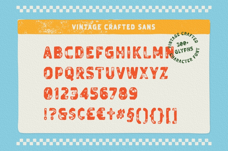Vintage Crafted Sans 6