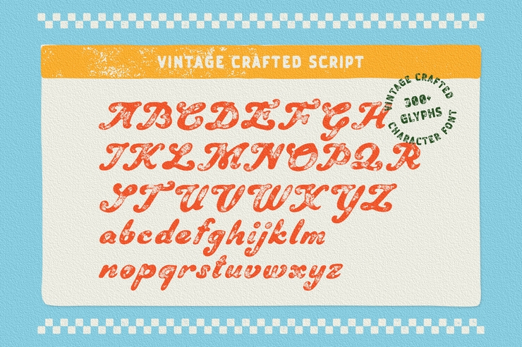 Vintage Crafted Script 4