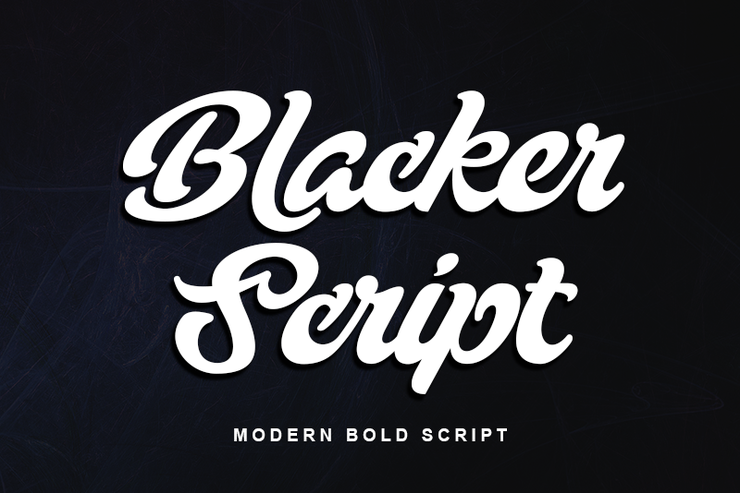 Blacker Script - 1