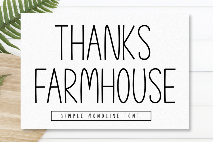 Thanks Farmhouse 1