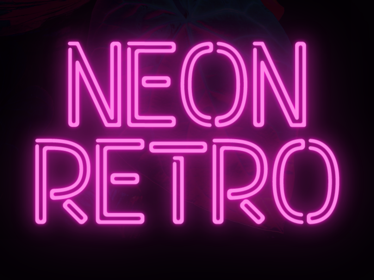 neon retro - version 1