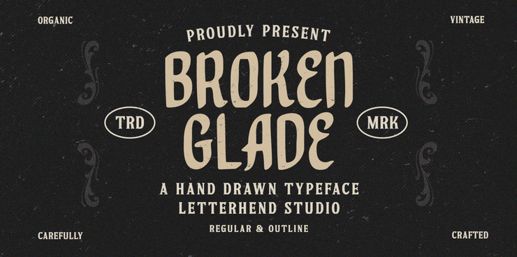 broken glade字体 1