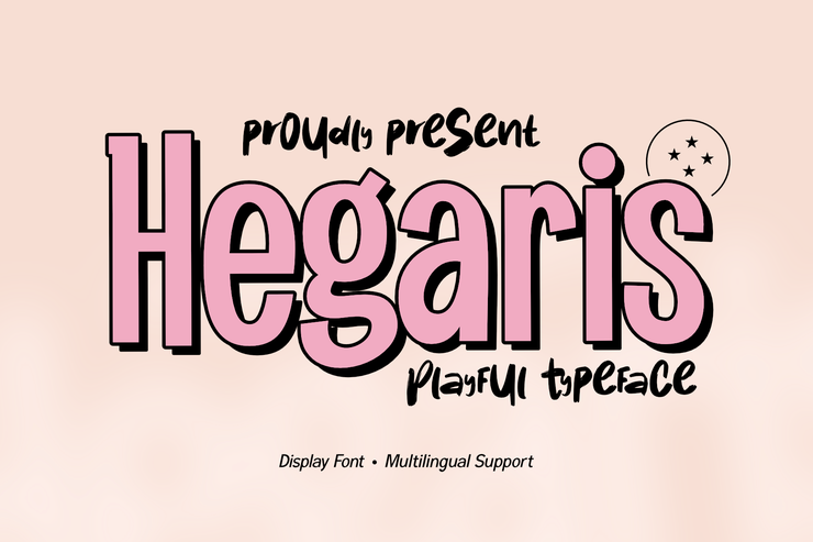 Hegaris字体 1