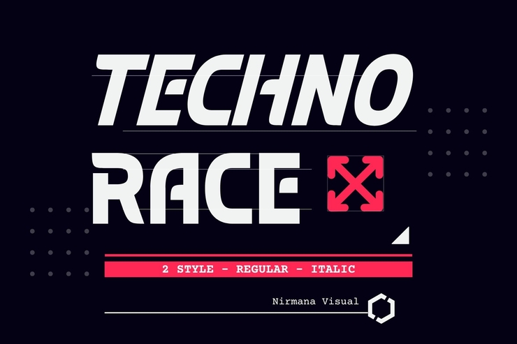 techno race italic 7